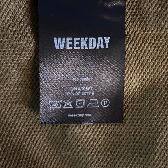 Weekday Men’s Size M Trail Jacket Olive Green - Picture 5 of 6